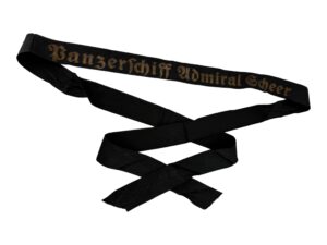 Kriegsmarine Cap tally Panzerschiff Admiral Scheer