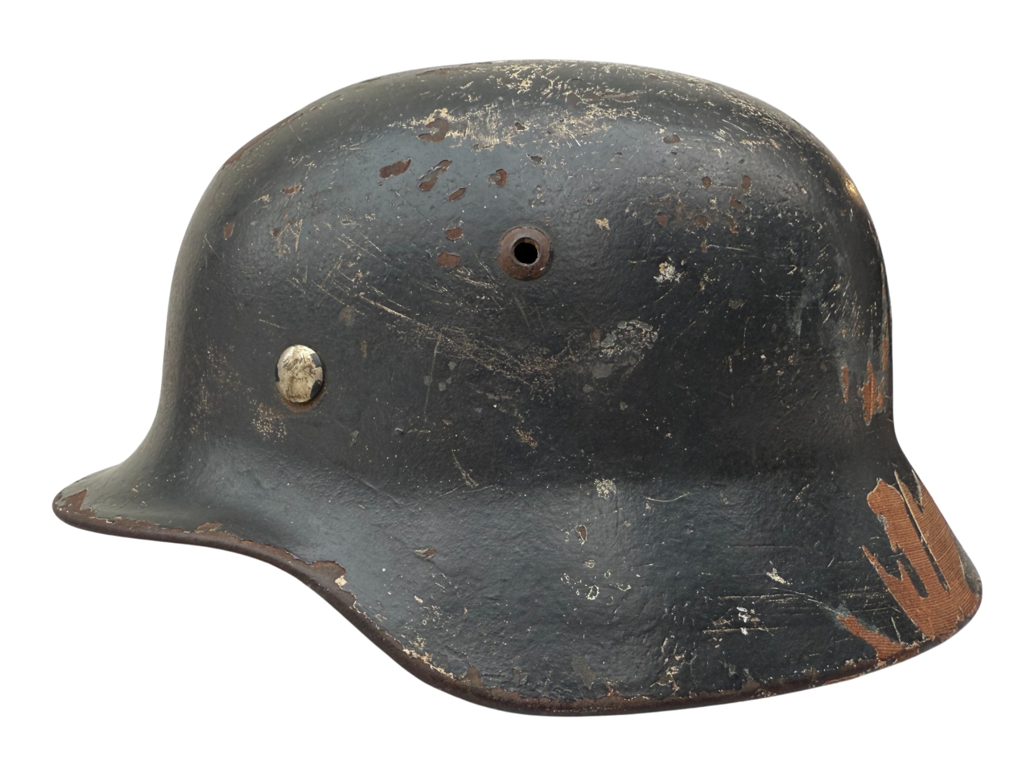 m35 SD Luftwaffe Q66 Helmet ex whitewash camouflage