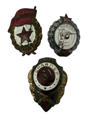 RKKA Russian Sniper Badges set