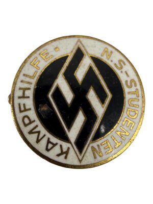 N.S-Studenten Kampfhilfe pin badge