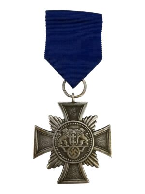 Free City of Danzig Police 18 Year Service Cross