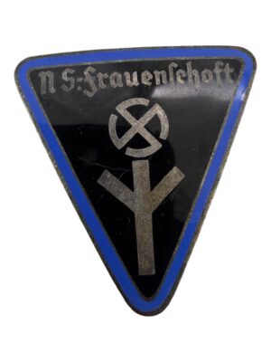 Nat. Soz. Frauenschaft Membership Pin, Blue frame (2)