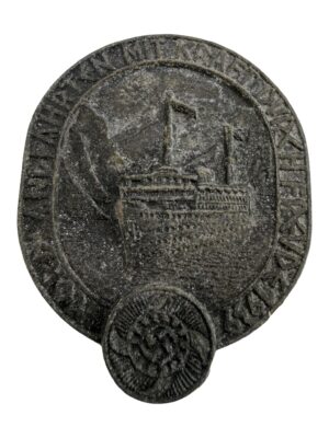 Nordlandfahrten mit Kraft durch Freude 1939 day badge