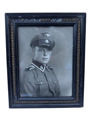 Waffen SS portrait in frame