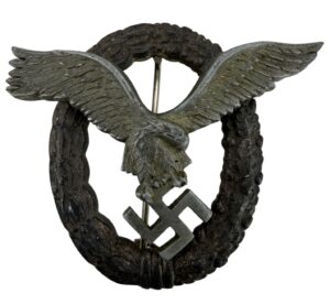Luftwaff pilot badge by Friedrich Linden, Lüdenscheid.