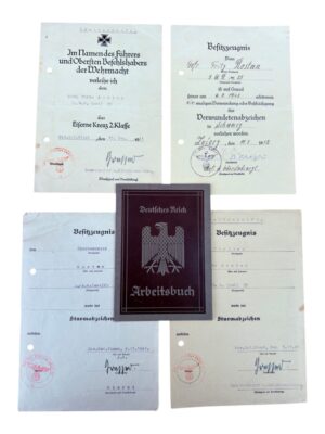 Awards Doc set Artillerie Regiment (Mot) 25