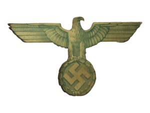 Large cardboard eagle